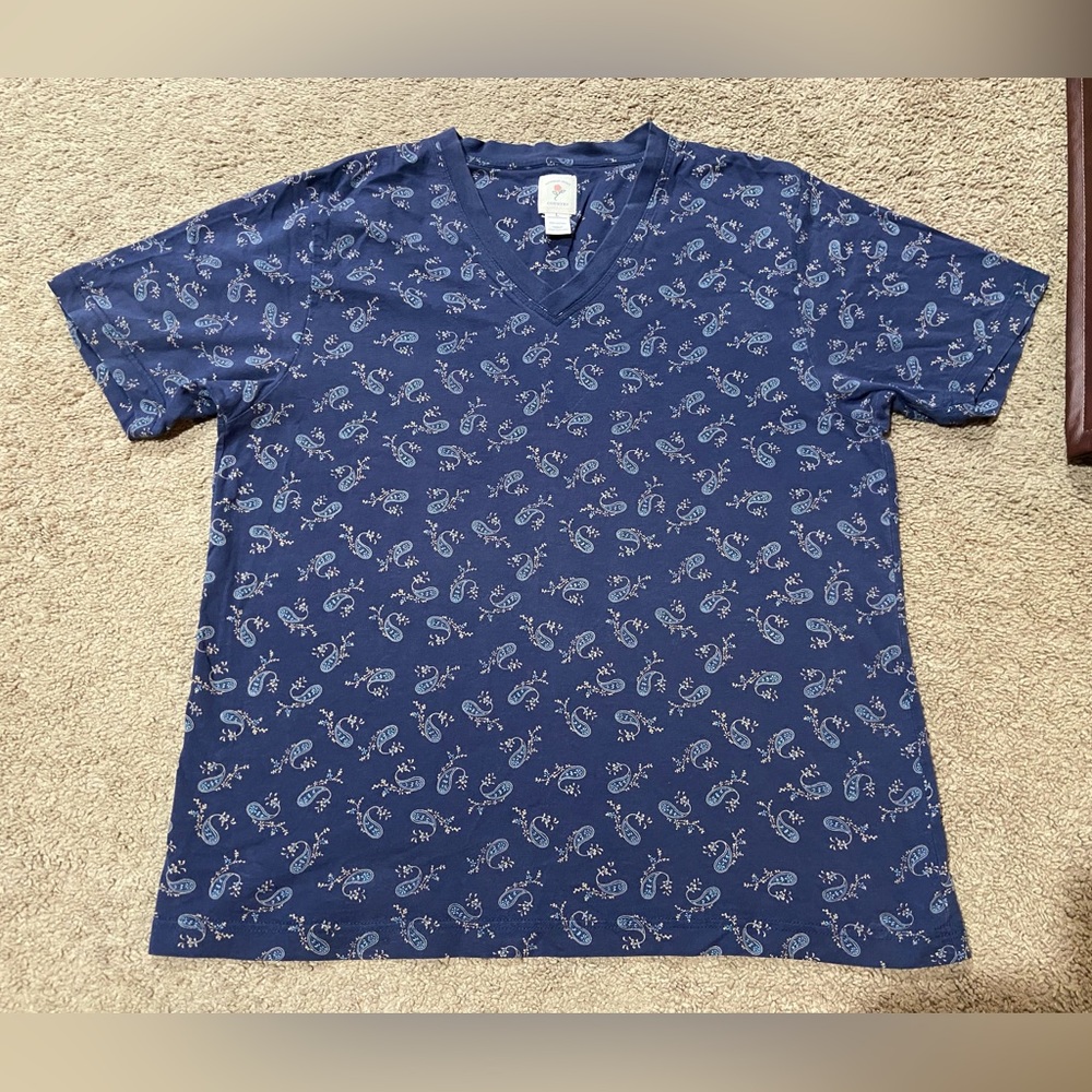 Vintage Victoria’s Secret Country Cotton Short Sleeve Paisley Tshirt Women’s L